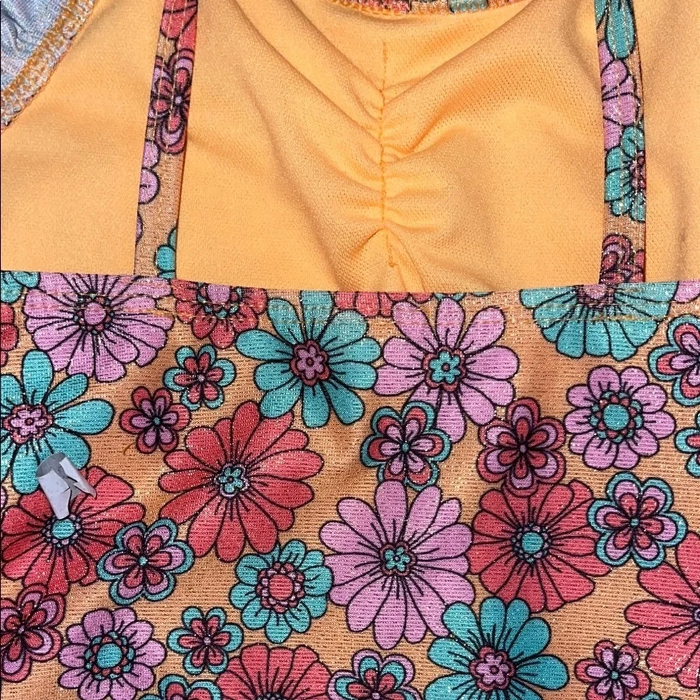 Girls' Floral Treasures One Piece Swimsuit - Cat & Jack™